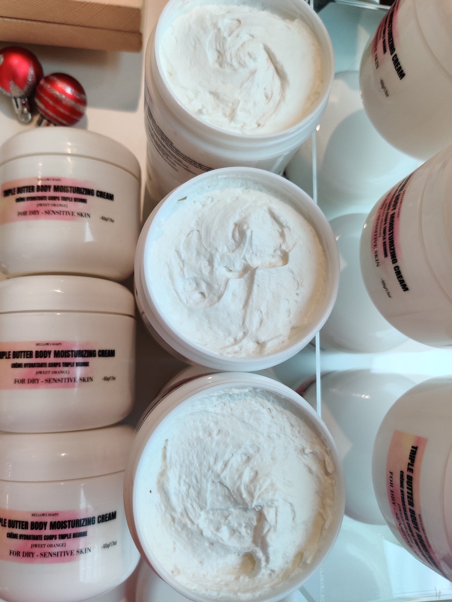 TRIPLE BUTTER BODY MOISTURIZING CREAM - Sweet Orange - Whipped Body Butter